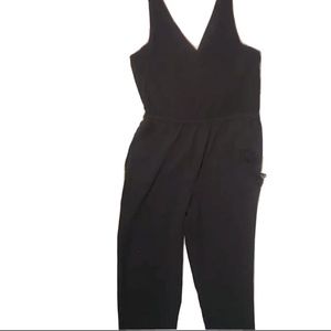 Ann Taylor LOFT Lounge Black Romper 10P